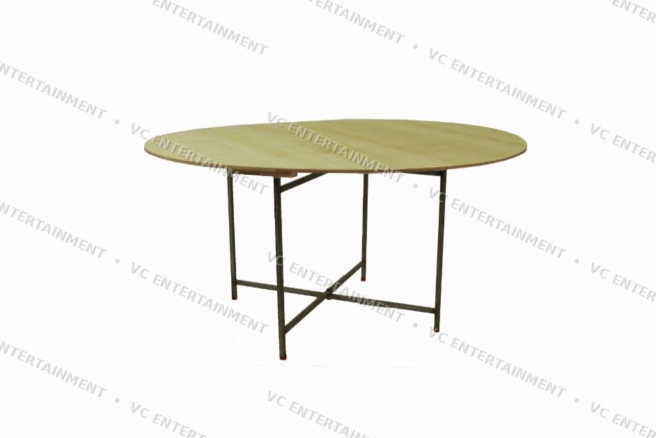 Plywood Round Table 6ft
