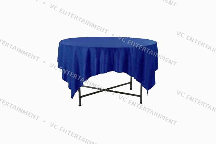 Banquet Round Table 4ft with 72in Cloth - Royal Blue